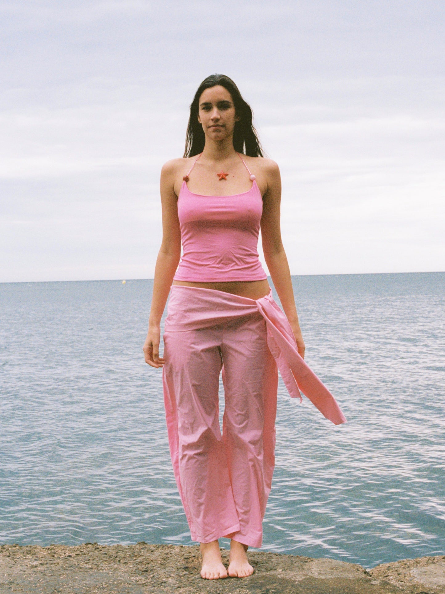 Pantalones cebra rosa