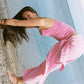 Pantalones cebra rosa