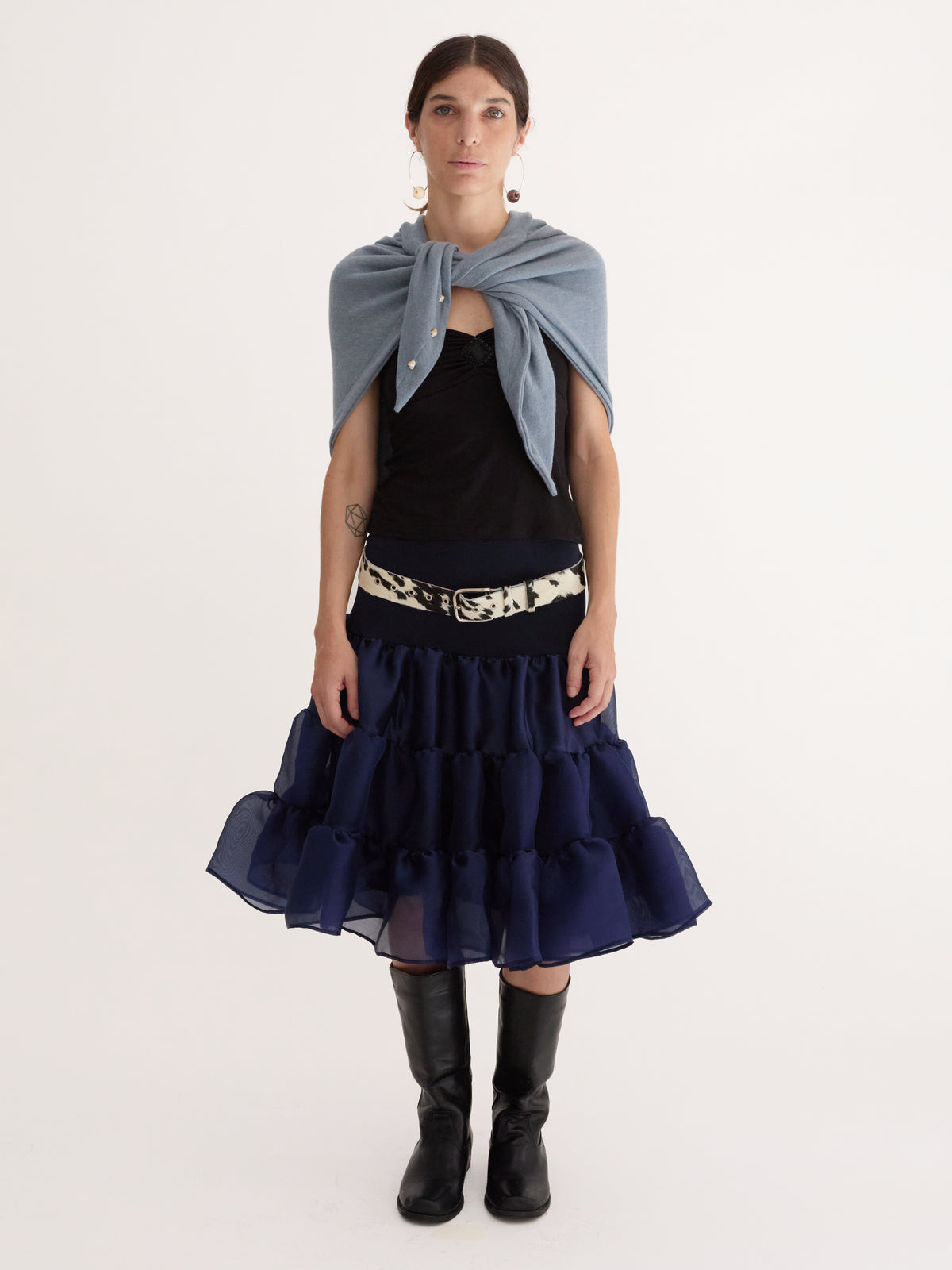 Pia Scarf blue