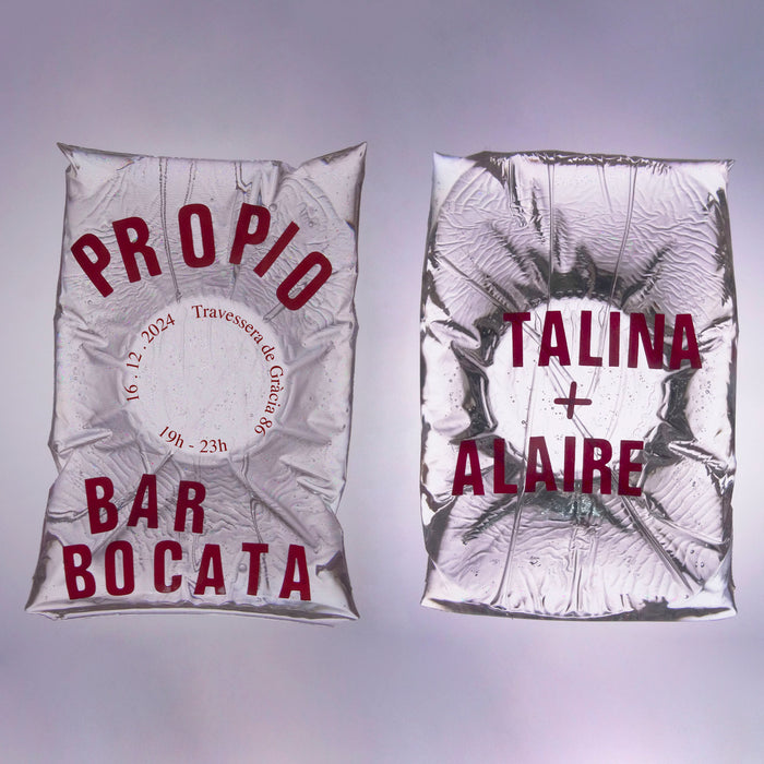 Propio en Bar Bocata : instalación de Talina + Alaire