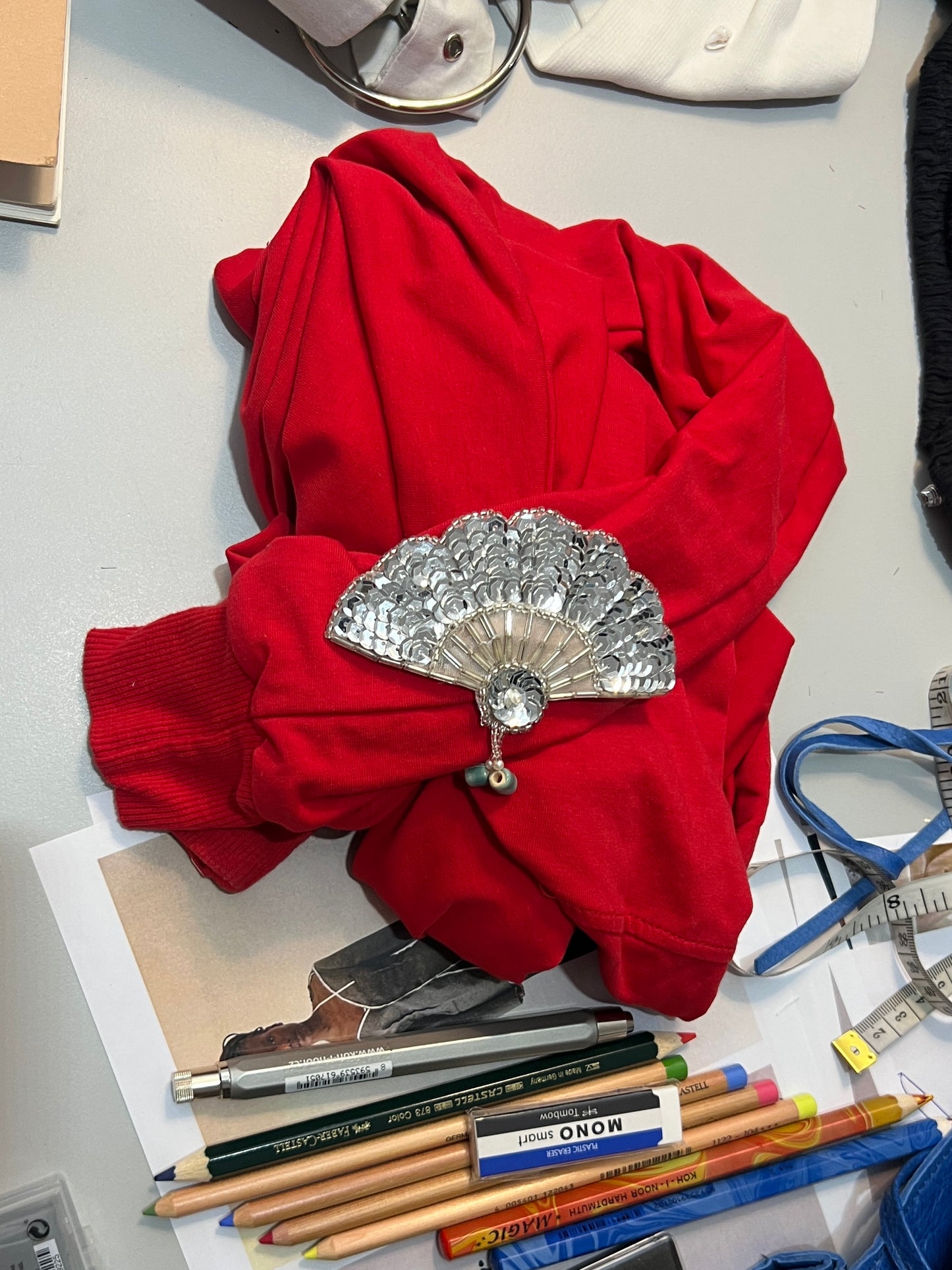Sequin clip & brooch
