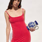 Fontana dress - red