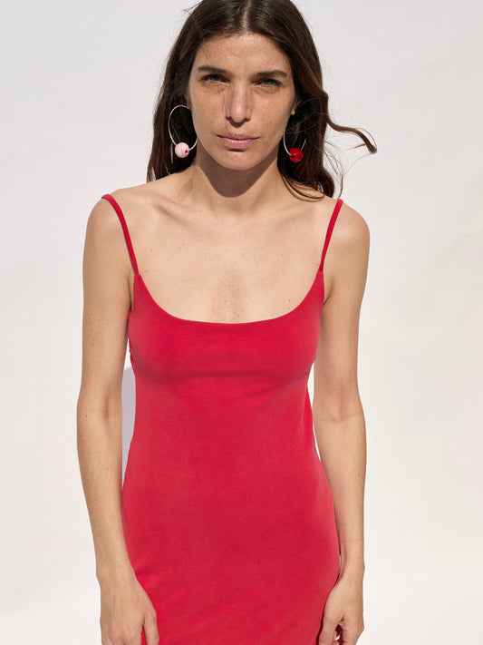 Fontana dress - red